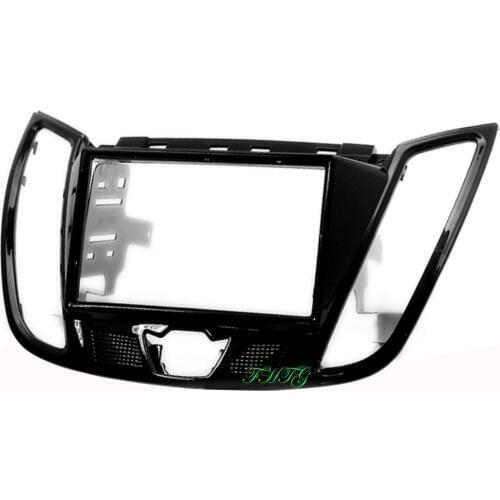 Fasxia Car Audio Frame Car Radio Fascia,gps navigation fascia panel is suitable for 2011 FORD C MAX/ 2013 Kuga, 2DIN (UV BLACK)