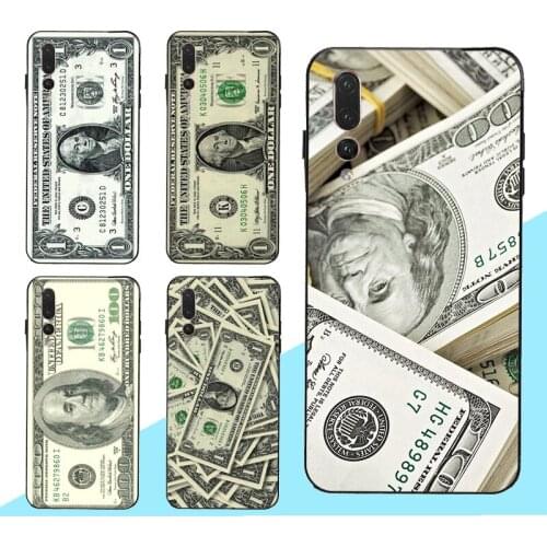Money Dollars Cash Case for Huawei Honor 9X 8X 10i 9 10 20 Lite 7C 7A Pro 8A 8C 8S Y6 Y7 Y9 2019 Nova 5T