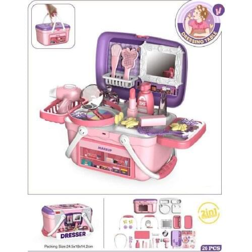 Kids Play House Educational Toys Mini Simulation Kitchen Girl Beauty Medicine Tool Set Pretend Play Role Gift For Children