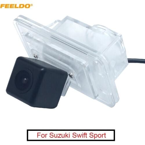 FEELDO 1Set Car Night Vision CCD Rear View Parking Camera for Suzuki Swift Sport 2014 Reverse Backup Parking Camera #AM6311