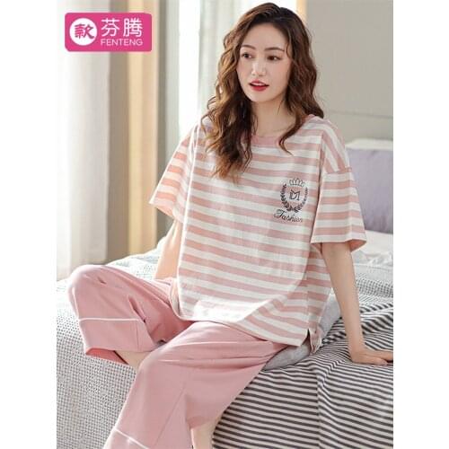Женские хлопковые пижамы HUARENMEI China At AliExpress