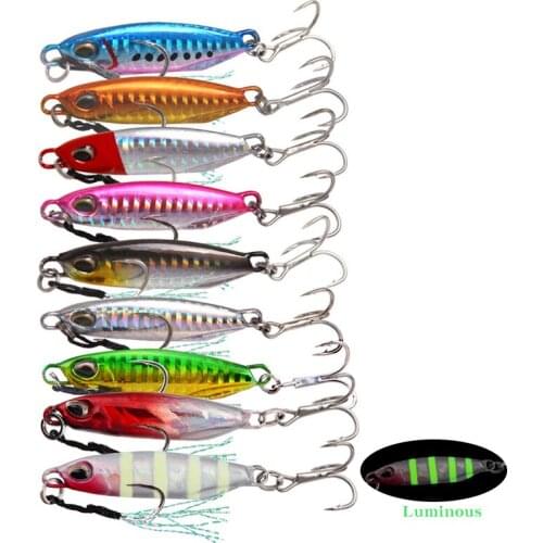 Hot Sale 1PCS Metal Sequins Fishing Lure Crankbait Jig Shads Spoon Artificial Baits Wobbler Rotating Bait Saltwater Lures Pesca