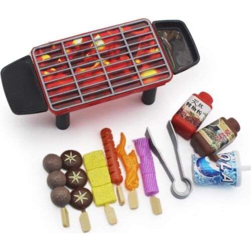 Simulation Barbeque Kit Play House Boy And Girl Simulation Food Barbecue Grill Skewers Set Meal