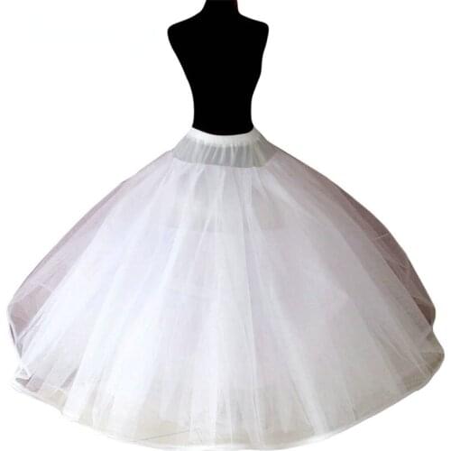 Ivory 8 Layers No Hoops Petticoat Underskirt For Ball Gown Wedding Dresses Bridal Gowns Wedding Accessories Crinoline jupon