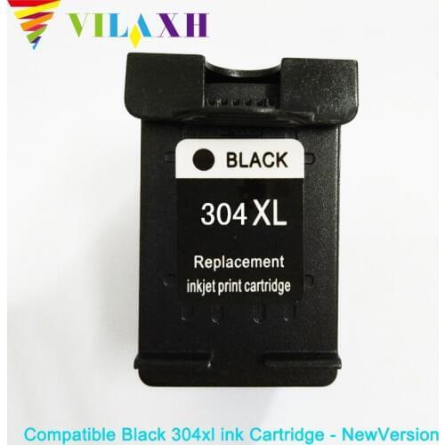 Vilaxh compatible Black 304 xl ink cartridge replacement for HP 304 304xl for Deskjet 3700 3720 3730 3732 Printer ink cartridge