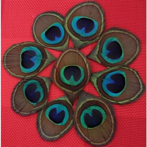 100PCS/lot Trimmed Peacock Eye Feathers with 4.0cm Eye Lot Wedding Invitations Hair bulk wholesale