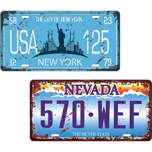 2pieces Iron Painting Metal Tin Sign Scrapbooking Embellishment