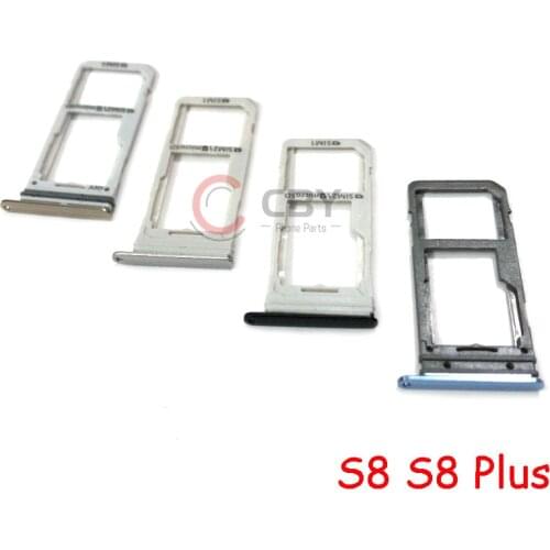 50PCS For Samsung Galaxy S8 G950 S8 Plus G955 SIM Card Tray Sim Card Holder Slot Single Dual Version