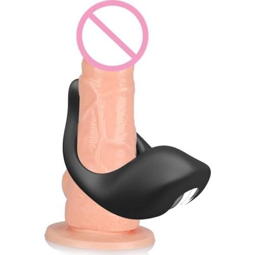 7 Speed Vibrating Penis Rings Cock Ring Vibrator Male Masturbator Clitoris Stimulator Penis Last Erection Ring Sex Toys for Men