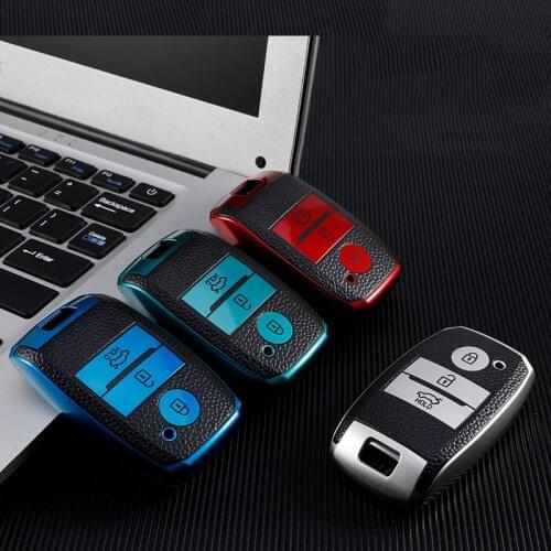 TPU Car Key Cover Case Shell for Kia Ceed Rio Rio5 Sportage R K3 KX3 K4 K5 Ceed Sorento Cerato Optima Auto Accessories