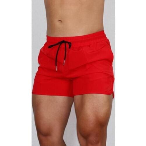 European and American New Summer Breathable Stretch Fitness Shorts Running Training Beach Sports Casual Shorts Men