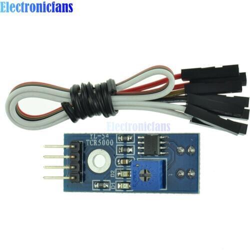 1 Set LM393 IR Infrared Line Track Sensor TCRT5000 Obstacle Avoidance Module Board Photoelectric Switch Barrier With Line