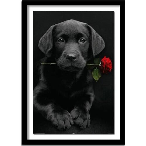 Rhinestone pictures,handmade painting,daimond painting animals,dog,diamond painting fantasy