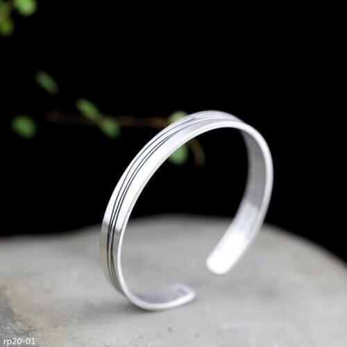 KJJEAXCMY Boutique jewelry S999 Foot Silver Jewelry Thai Silver Lady Prajna Paramita Heart Sutra Bracelet Buddhism