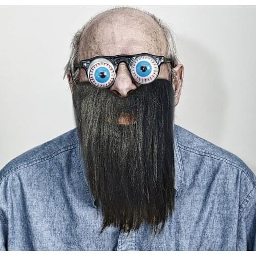 Halloween Costume Prop Cosplay Fake Beard Mini Funny Mustache Wedding Christmas Adornment Kids Adult Photo Props Supplies