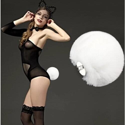 Bunny Tail Bunny Doll cosplay props Costume Ball Goth lolita rabbit tail plush ball