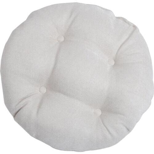 Stool Chair Seat Cushion Round Floor Pillow for Kids, Bedroom Living Room Decoration, 11.8inch