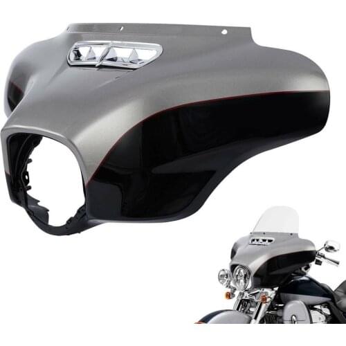 Motorcycle Black Gray Outer Fairing For Harley Touring Models Street Glide 2014-2020
