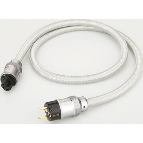 New KRELL High Quality Pure Copper CRYO-156 Power Plug HIFI EU Schuko AC Power Cable HIFI US AC Power Cord Cable For Tube Amp CD