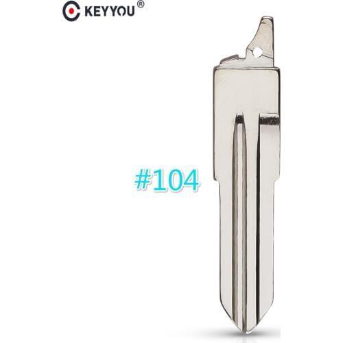 KEYYOU NO.104 Original Replacement Flip Remote Key Blank Car key blade For Great Wall H3 H5 (#104)