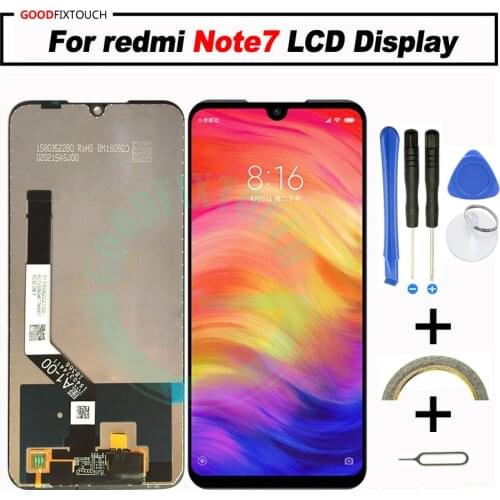 Original 6.3" For Xiaomi redmi note7 LCD Display + Touch Screen Digitizer Assembly for redmi note 7 pro LCD