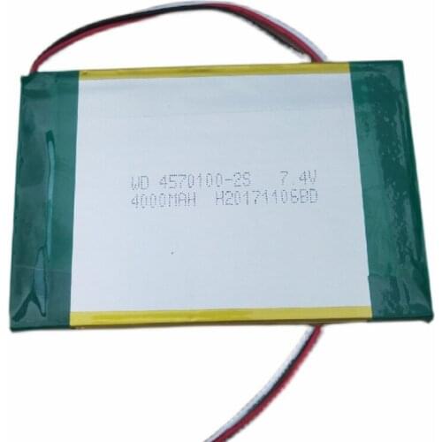 Limited Stock Retail 7.4V 4000mAh 4570110 Rechargeable Battery Size:104*70*11MM High Quality