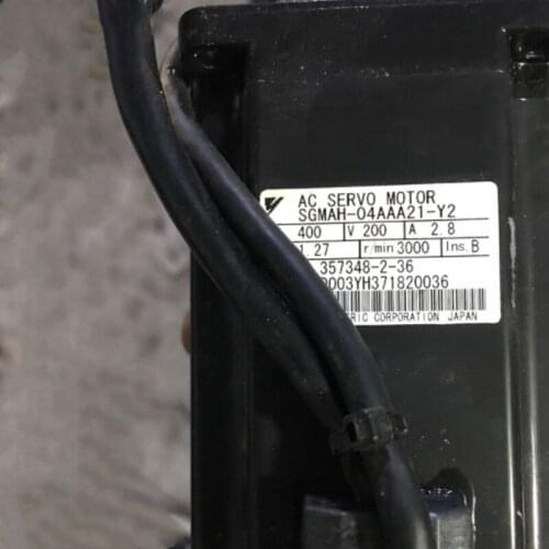 Used Tested Working SGMAH-04AAA21-Y2 AC SERVO MOTOR