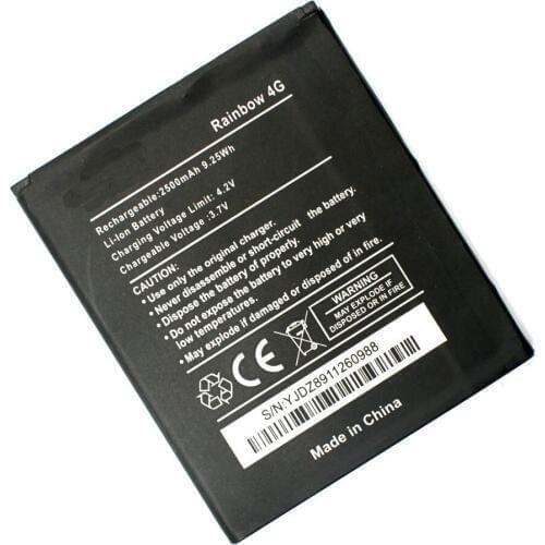 5pcs/lot 2500mAh Replacement Rainbow4g Battery For Wiko RAINBOW 4G Batterie Bateria Cell Phone Batteries