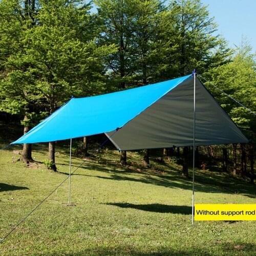 Thickening Tent Outdoor Multifunctional Camping Canopy Waterproof Sunscreen UV Proof Beach Awning Coated With Silver Floor Cloth