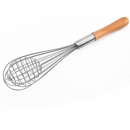 Stainless Steel Egg Whisk Kitchen Egg Beater Kitchen Utensil for Blending Whisking Beating 2021 New Hot selling