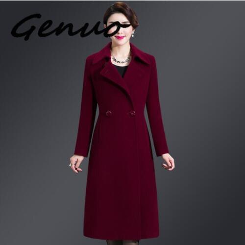 Women Coat Jacket 2020 Winter Wool Slim Coat Korean Style High Quality Elegant Women New Arrival Clothes 4xl Coat New arrival
