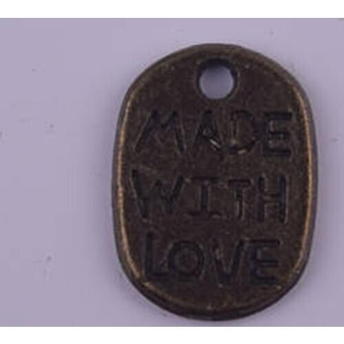 100pcs/lot Wholesale Bronze Tone Alloy Square Shape End Beads Jewelry Findings Accessories Fitting Bracelet Necklace Pendant