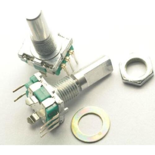 2 PCS Rotary encoder with switch EC11 Audio digital potentiometer handle 20mm