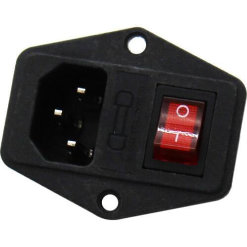 2PCS AC Power Socket Ship Type With Switch Socket With Switch And Fuse 250V