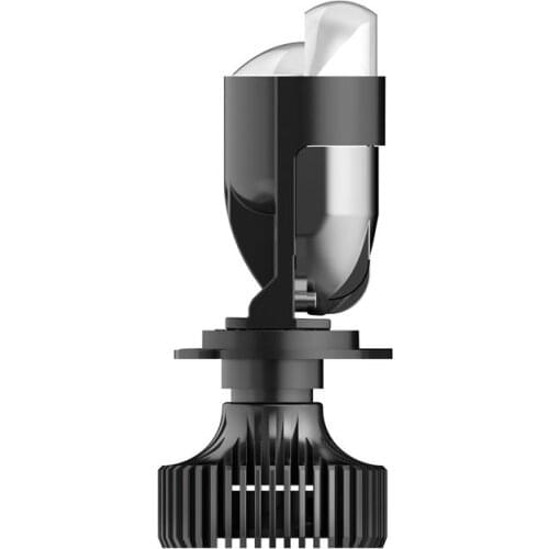 Car and motorcycle LED headlight lens bulb h4 far and near light integrated matrix laser modified lamp