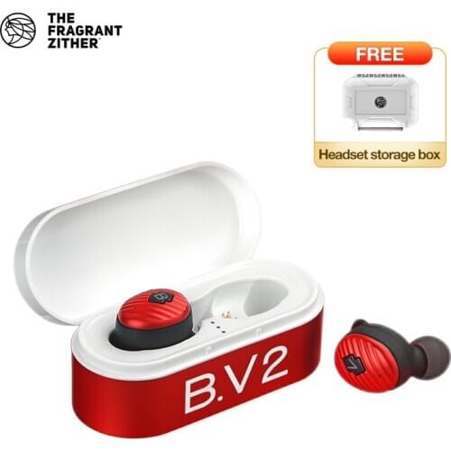 TFZ/ B.V2 TWS Ture Wireless Earphone Bluetooth 5.0 With Charge Case,3D Stereo Sound Earphone with Dual Microphone