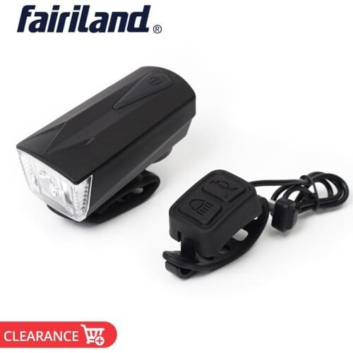 Bike Headlight with Horn Cycling Front Lamp Bicycle Light Speaker 6 Lighting Modes and 5 sound effect 120 dbs USB Rechargeable