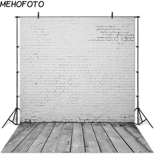 Photography Background Brick Wall Light Grey Children Newborns Photo Studio Backdrops Photobooth Wood Board Props
