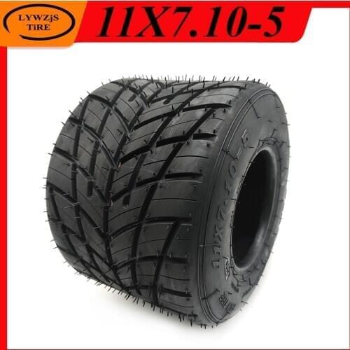 Good quality 11x7.10-5 Tubeless Tire 11*7.10-5 vacuum tyre Go Kart Drift Tyre Rear Wheel Accessories