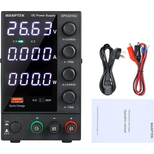 Wanptek Lab DC Power Supply Adjustable DPS3010U USB LED Display Bench Switching Power Supply 30V 10A Regulator Stabilizer Source