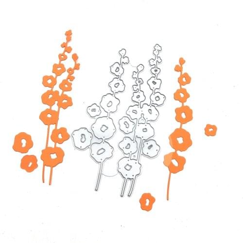 Julyarts Plum Blossom Scrapbooking Dies Metal Cutting Dies Stencil Scrapbooking Photo Album Card Paper Embossing Craft DIY