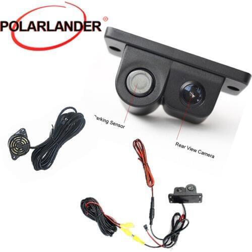 Backup Camera LCD Car SUV Parking Radar & Rear View Camera Kit night vision 120 degree view angle