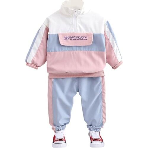 Boys Girls Clothing Sets 2020 Autumn Toddler Boys Coat And Pants Costume Children Outfit Suit baby Kids Clothes Tracksuit Sets