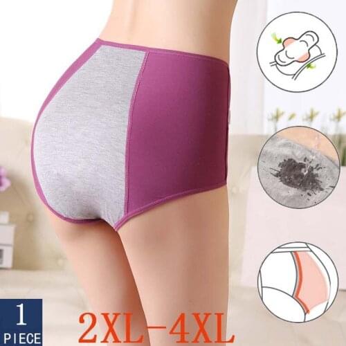 Menstrual Panties Physiological Pants Women Underwear Period Panties Cotton Seamless Briefs High Waist Warm Female Briefs
