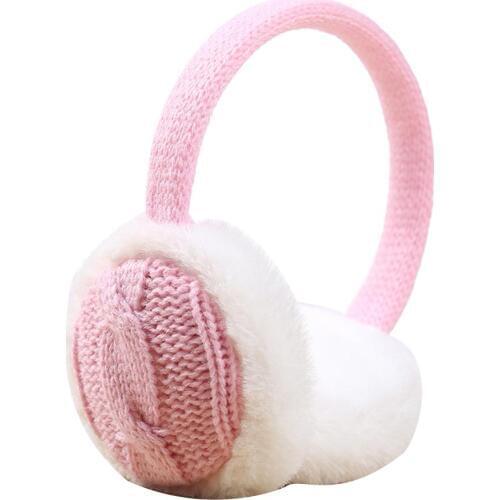 Fashion Earmuffs Women Winter Warm Plush Knitted Earmuff Ear Warmer Accessory Gift Girl Fur Winter Ear Warmer Earmuffs Headband