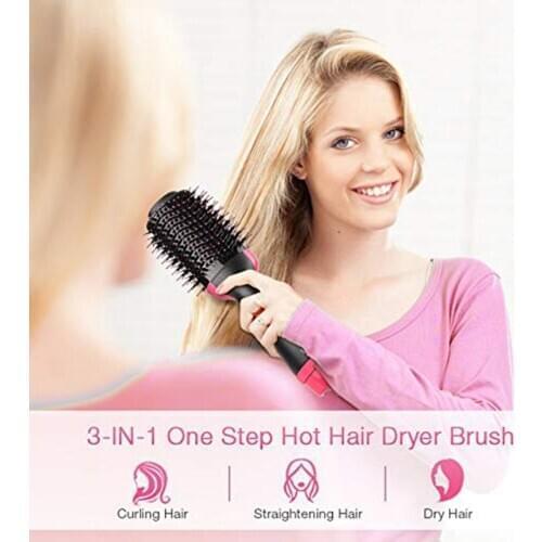 New 3 in 1 Multifunctional Hair Dryer Volumizer Rotating Hot Hair Brush Curler Roller Rotate Styler Comb Styling Curling Iron
