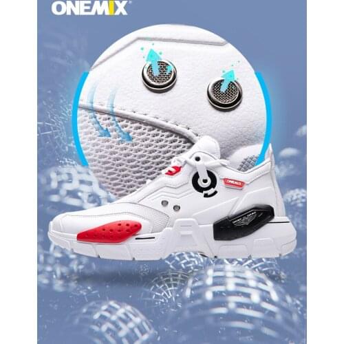 ONEMIX Mens Air Cushion Trainers Running Shoes Lightweight Sports Athletic Outdoor Walking Shoes Energy Marathon Sneakers