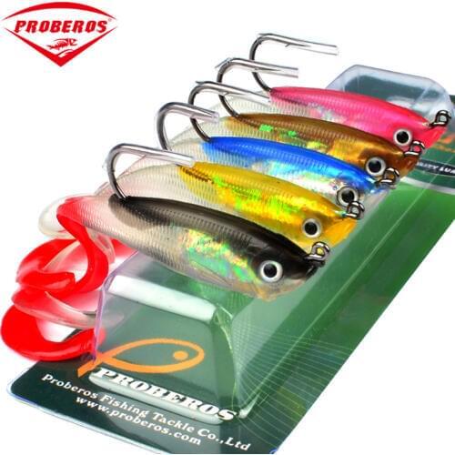 PRO BEROS Fishing Lure 14.7g About 10cm Artificial Bait High quality Soft Fishing lure With Hook