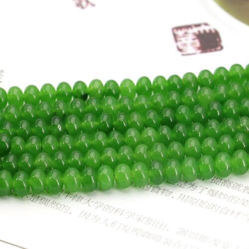 Hot sale 4X6mm green aventurine chalcedony abacus shaped loose beads 15" DIY fit women jewelry making gift