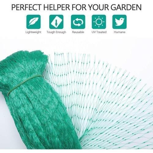 Garden Netting 0.6 inch Small Mesh Anti Bird Squirrel for Fruit Tree and Fishpond